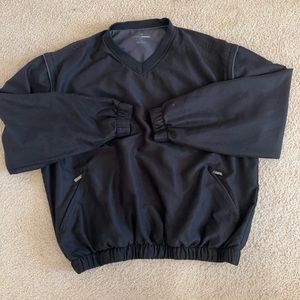 Oversized Black Windbreaker